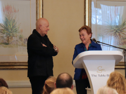 Pieter-Dirk Uys  at the Adele Searll 100 Club