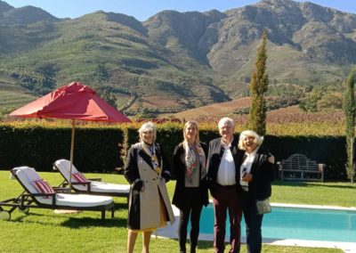 Liz Biden at La Residence in Franschhoek