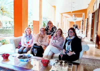 Liz Biden at La Residence in Franschhoek