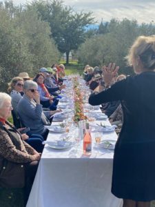 All at the harvest lunch table