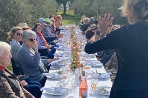 All at the harvest lunch table