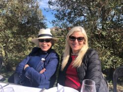 Ladies enjoying lunch at Rio Largo Olive Farm