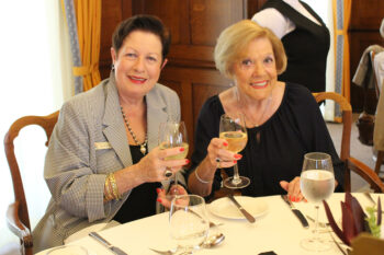 January lunch with Jean Mills at the Adele Searll 100 Club