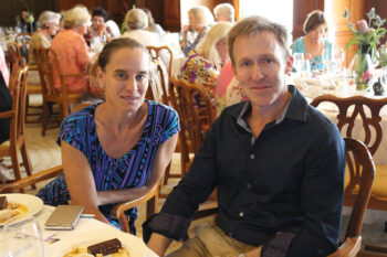 January lunch with Jean Mills at the Adele Searll 100 Club
